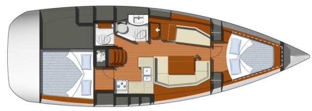 Sun Odyssey 39 DS - Photo 6 Jeanneau 